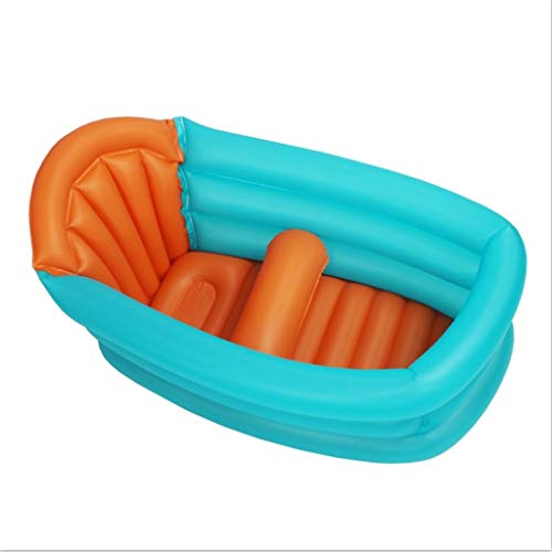 Preisvergleich Produktbild TYUIO Baby-aufblasbare Badewanne, bewegliches Säuglingskleinkind-Nicht Beleg-Badewannen-Reise-Badewanne-Mini... scherzt Starkes faltbares Duschbecken