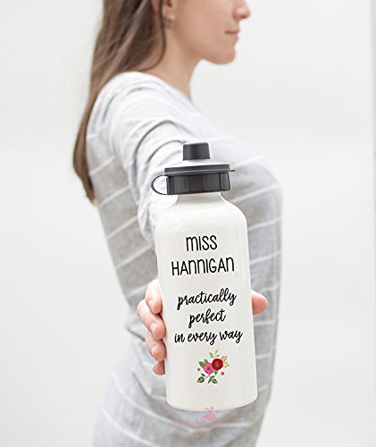 Teacher Water Bottle, Personalised Water Bottle, Teacher Present, Teaching Assistant, Mary Poppins