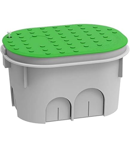 FIRST PLAST PCE Kabelschacht für elektrische Kabel mit Deckel und luftdichtem Verschluss, 270 x 270 x 240 mm. Farbe Grau FIRST PLAST PCE Kabelschacht für elektrische Kabel mit Deckel und luftdichtem Verschluss, 270 x 270 x 240 mm. Farbe Grau