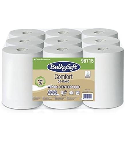 12 Rotoli Asciugamani Di Carta - Doppio Velo 60mt In Cellulosa Pura Per Dispenser - Foto 12