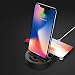 Qi Wireless Charger In Two Directions For iPhone 8/iPhone 8 Plus/iPhone X Phone Edge Cordless Charging Dock Stand (Available In White Color) RS.3299.00
