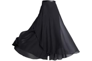 YILANG Ballett Wickelrock Chiffon Damen Tanz Rock Mit Taille Krawatte Und Dünner,Anwendbar auf weibliche Tanzausbildung