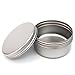 3 x 100ml Aluminium Cosmetic/Candle/Skincare Skin Care Pot, Top Quality British Made Cosmetic Packaging Screw Lid Aluminium Tin