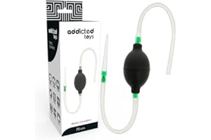 SPAINBOX Kit de Higiene Anal y Vaginal Unisex 70 cm - Enema Portátil Universal con Boquilla Flexible - Limpieza Suave, Antirreflujo, Silicona Médica, Hipoalergénico, Compacto para Viaje