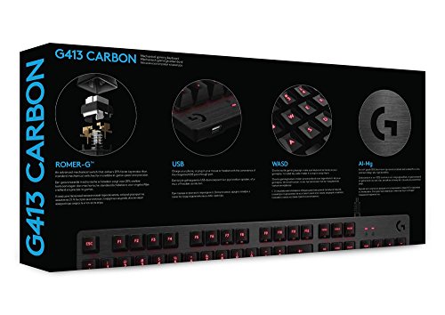 Logitech G413 - Teclado mec nico para Gaming Gris Carb n - QWERTY espa ol reviews Logitech G413 - Teclado mec nico para Gaming Gris Carb n - QWERTY espa ol