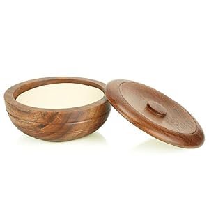 Taylor Shaving Soap Sandalwood in Wood Bowl 3.53oz - Image 3