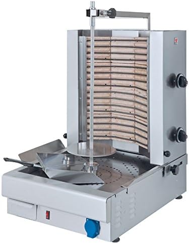 NORTH PRO MK2 Electric Greek Gyros / Doner with Firebricks - Meat capacity: 35-45kg / 230V-400V AC-2N-50Hz (Made in Greece)