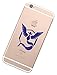 Produktbild Pokemon Go – Team Mystic Handy Vinyl Sticker Aufkleber, 5 cm, passend für iPhone 4/5/6/6S/6 PLUS, Samsung Andorid S4/S5/S6/S7/Edge, Windows Phone