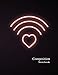 Produktbild Composition Notebook: School College Ruled Notebooks, Neon Red Heart Wifi Internet Signals, for writing notes,ideas,suitable for school,college,home,office and other (Office Supplies Notebook)