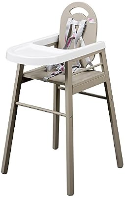 COMBELLE Lili Chaise Laqué Gris Clair