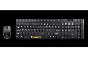 Minibird - Grouse Office Wireless Combo Pack QWERTY UK - Negro