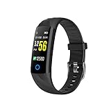 Taynafy Bluetooth Wasserdichte Smartwatch, Fitness Tracker Pulsmesser Smart Armband Armband