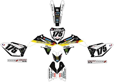 SUZUKI RMZ 450 2010 dodge Decal Sticker Kit in MX Vinyl (Non OEM)