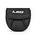 Produktbild Mountxin Waterproof SBR Fishing Reel Bag Cover Spinning Fishing Reel Protective Bag - Black(L)