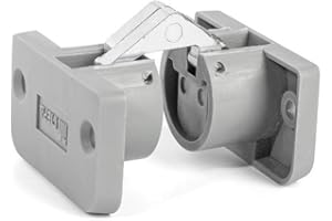 SMARTGROUPSTORE ALK FABRICACIÓN EUROPEA - BISAGRA INVISIBLE KIRMA GRIS PARA MESA PARA TAPAS DE ESPESOR 17/18mm.