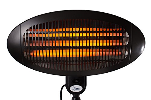 SUNTEC Quarz-Heizstrahler Night Sun [Für Räume bis 60 m³ (~25 m²), Indoor & Outdoor geeignet, 3 Heizstufen, Höhenverstellbar, 2000 Watt] - 6