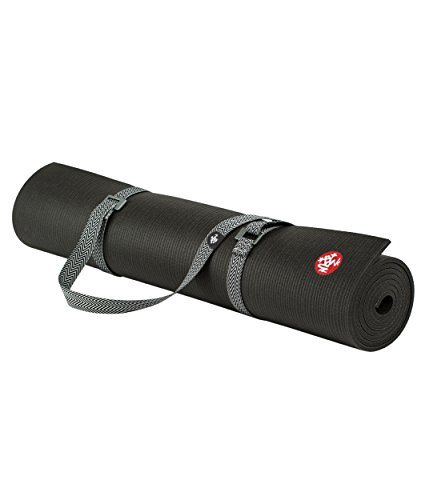 Manduka Go move - Correa para alfombra de yoga, Negro