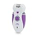 Tailcas® Ladies Women Rechargeable Cordless 3 in 1 Epilator Shaver Hair Removal Trimmer Razor Tweezer With 2 Speeds for Face and Body - (Purple)