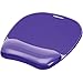 Fellowes 91441 Tapis de Souris Repose-poignet Ergonomique Crystal Gel Violet