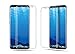 Produktbild Samsung Galaxy S8 Schutzfolie (2 Stück) - Full-Cover 3D Displayschutzfolie, Edge to Edge Liquid Flüssigglas Panzerfolie, Handy Panzerglasfolie, Glasfolie 100% Full HD Transparent Folie (Vollständige Abdeckung)