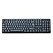 Price comparison product image JINYIJUN Life Waterproof Suspension Silent Universal USB Keyboard Home Office Wired Keyboard - Black