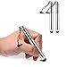 Produktbild C63 BlackBerry Classic Twin Mini ausziehbarer kapazitiver Stylus Touchscreen Stift - Silber