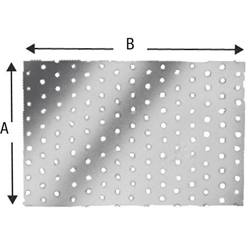 Preisvergleich Produktbild 2 Stk. SIMPSON Lochblech NP 100x500x2.0mm, feuerverzinkt