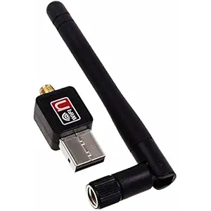 PremiumAV Wireless LAN Network Card Adapter with Antenna (Black)