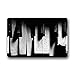 Produktbild Homie Design Door Mats Piano Keyboard Piano Outdoor/Indoor Rubber Backed Non-Slip Front Door Entrance Doormat23.6 x 15.7 Inches Decor Rug Carpets