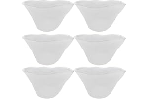UMCHU Pack of 6 Mesh Strainer, Cup-Shaped Filter Bags, Nylon Kitchen Sieve Filter, 100/120/140 Mesh Funnel Filter, for Filtering Juice, Milk, Coffee, Wine