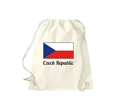 ShirtInStyle Gym Sack Turnbeutel Ländersack Czech Republic Tschechien Farbe Natur ShirtInStyle Gym Sack Turnbeutel Ländersack Czech Republic Tschechien Farbe Natur