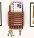 Produktbild Geschenk deine schöne Schwester bei Rakhi Gelegenheit Wooden Letter cum Schlüsselhalter, Streifen-Design mit 5 Key Hanger,Schlüsselbrett Halter, Schlüsselringhalter