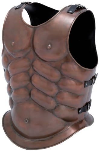 Replica Display Roman Legion Muscle Cuirass Metal Breastplate Armor - Bronze by ecWorld