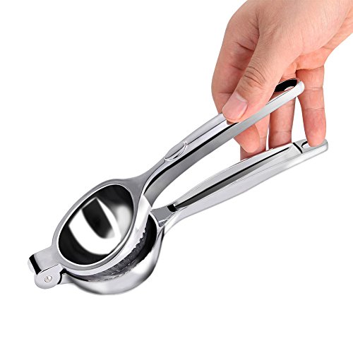 Zitronenpresse Kapoo Zitruspresse Limettenpresse Manuell Saftpressen, Hohe Festigkeit aus Edelstahl, Korrosionsschutz und Spülmaschinenfest, Schnell und einfach entsaften