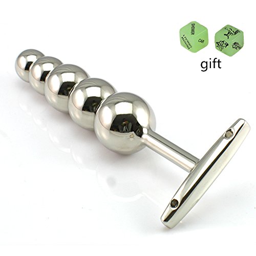 Niu-Man Palla Rotonda in Metallo Argentato, massaggiatore per la Parte del Corpo stimolata