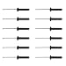 Produktbild Sharplace Aluminum Pop Rivets/Blind Rivets M5 Aluminum Blindnieten Pop Nieten (in verschiedenen Mengen) - 12 Stück - M5x12
