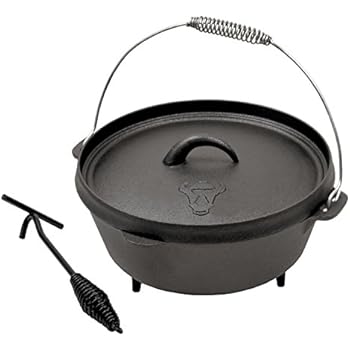 BBQ-TORO Dutch Oven Topf, Kochtopf aus Gusseisen, DO4.5