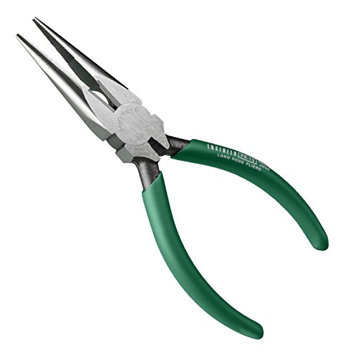 Long Nose Pliers (125mm) with Integral Wire Cutting Jaws. Made in Japan. ENGINEER pr-15