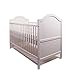 NEW BEAUTIFUL PINE WOOD WHITE TEDDY BABY COT BED / JUNIOR BED + QUALITY FIBRE MATTRESS 4'' - 10cm THICK