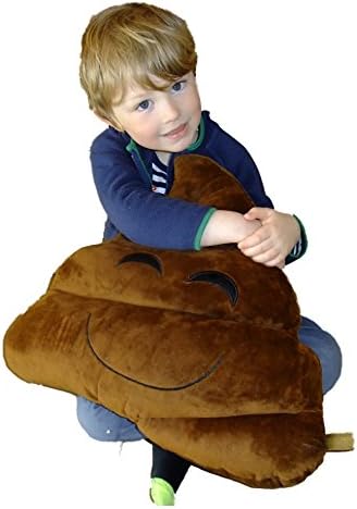 Huge Giant Massive Poo Emoticon Cushion Pillow 50cm 20"