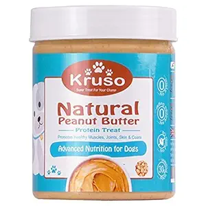 Kruso Natural Peanut Butter -Protein Treat, Advance Nutrition for Dogs, 425 gm