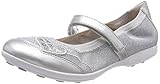 Ballerinas Geox Mädchen JR Jodie A Geschlossene Ballerinas, Silber (Silver), 31 EU