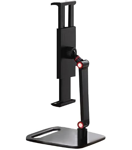 Tragbarer VESA Monitor-Ständer – Für 18,5 Zoll (47,7 Cm) Bildschirme, 360° Drehbar, Verstellbar, Mit Klemme