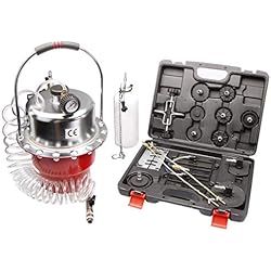 Herkules Werkzeuge Purgeur de Frein pneumatique Plus 13 adaptateurs Kit purgeur Appareil Freins