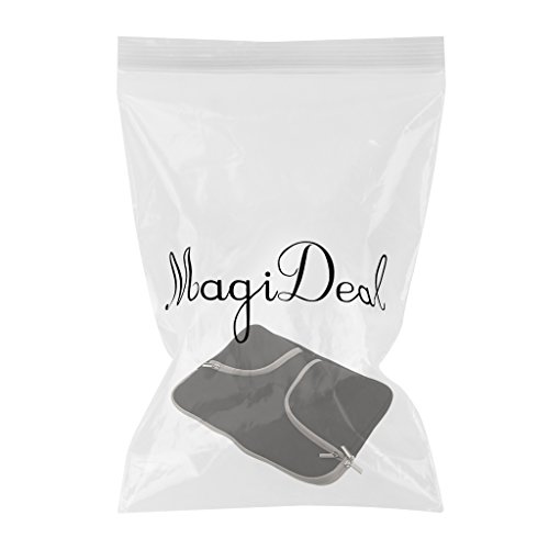 MagiDeal Laptop Beutel Schutzhülle mit Reißverschluss für Mackbook – Schwarz – 14″ - 2