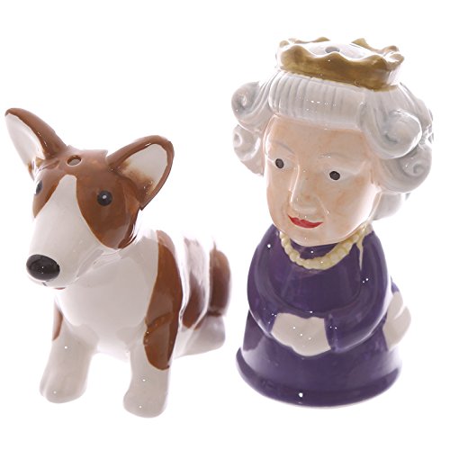 Salz- und Pfefferstreuer Queen und Corgi - 2