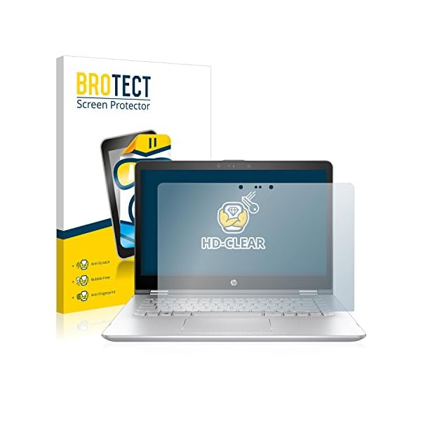brotect 1-Pack Screen Protector compatible with HP Pavilion x360 14-ba029ns - HD-Clear Protection Film