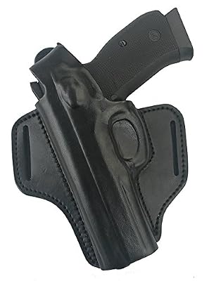 VlaMiTex Holster de ceinture en cuir Pour CZ 75 SP 01 Shadow Pour gaucher