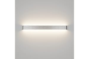 Klighten LED Lampada da Parete 30W Bianco Caldo 3000K, Moderno Up Down Applique da Parete con 85V-265V, Interni Lampada a Muro per Bagno Lampada Soggiorno Camera da Letto Scale Corridoio