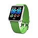 Produktbild QUANOVO Intelligente Uhr Fitness Tracker FüR Android Smart Watches Fernfotografie DüNnes Und Leichtes Atemlicht Wasserdichte Bluetooth Erinnerung Herzfrequenz SchlafüBerwachung,greensilicagel